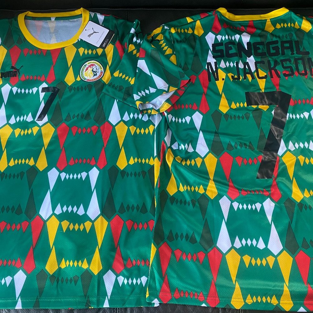 Puma SENEGAL National Team NICOLAS JACKSON Men's JERSEY Sz M,L,XL,2XL New w tags